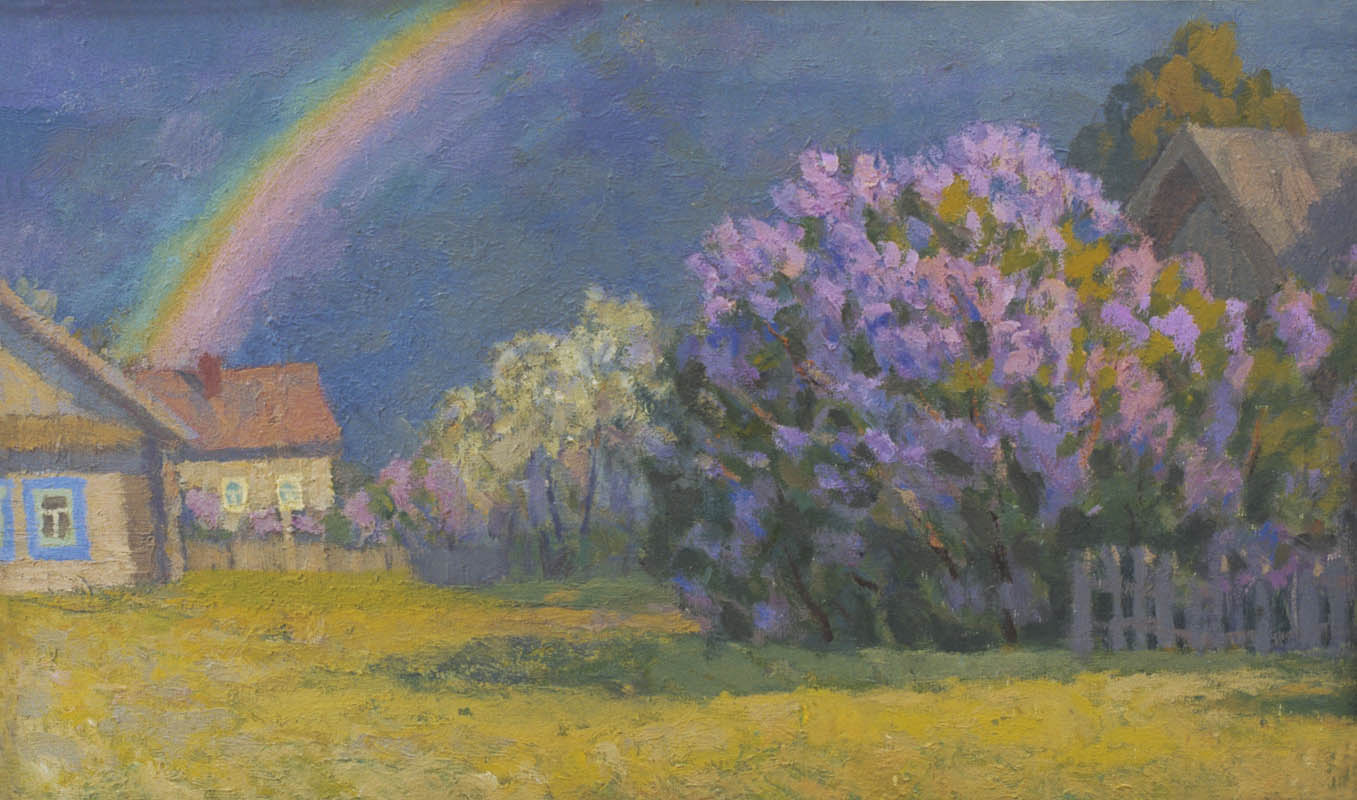 Крымов художник пейзаж с радугой