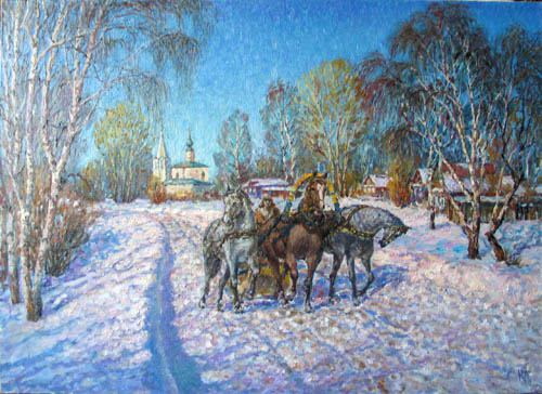 Коммерческие галереи - Столичное Купечество / Масленица. Тройка ...
