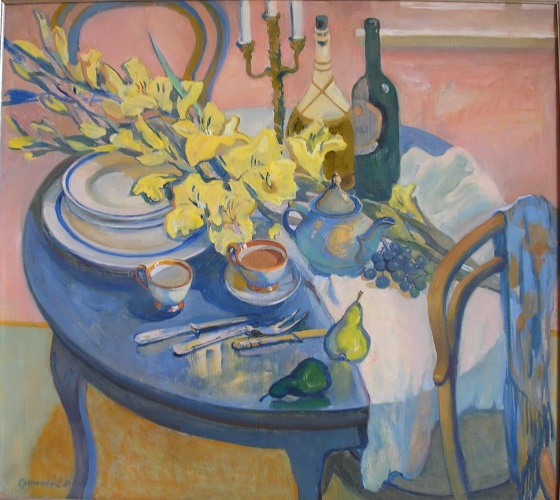 Авторские галереи - 8Кропачева Светлана Юрьевна / Желтые гладиолусы ...