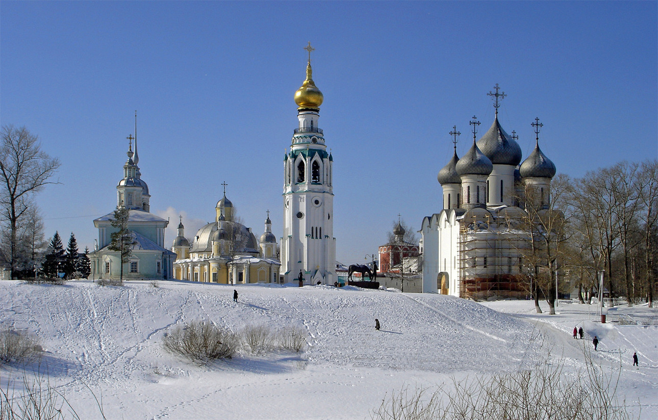 Вологодский кремль зимой
