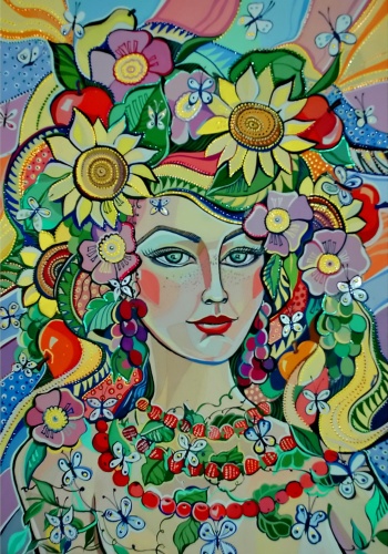 Декоративные рисунки лета Декоративные рисунки лета
