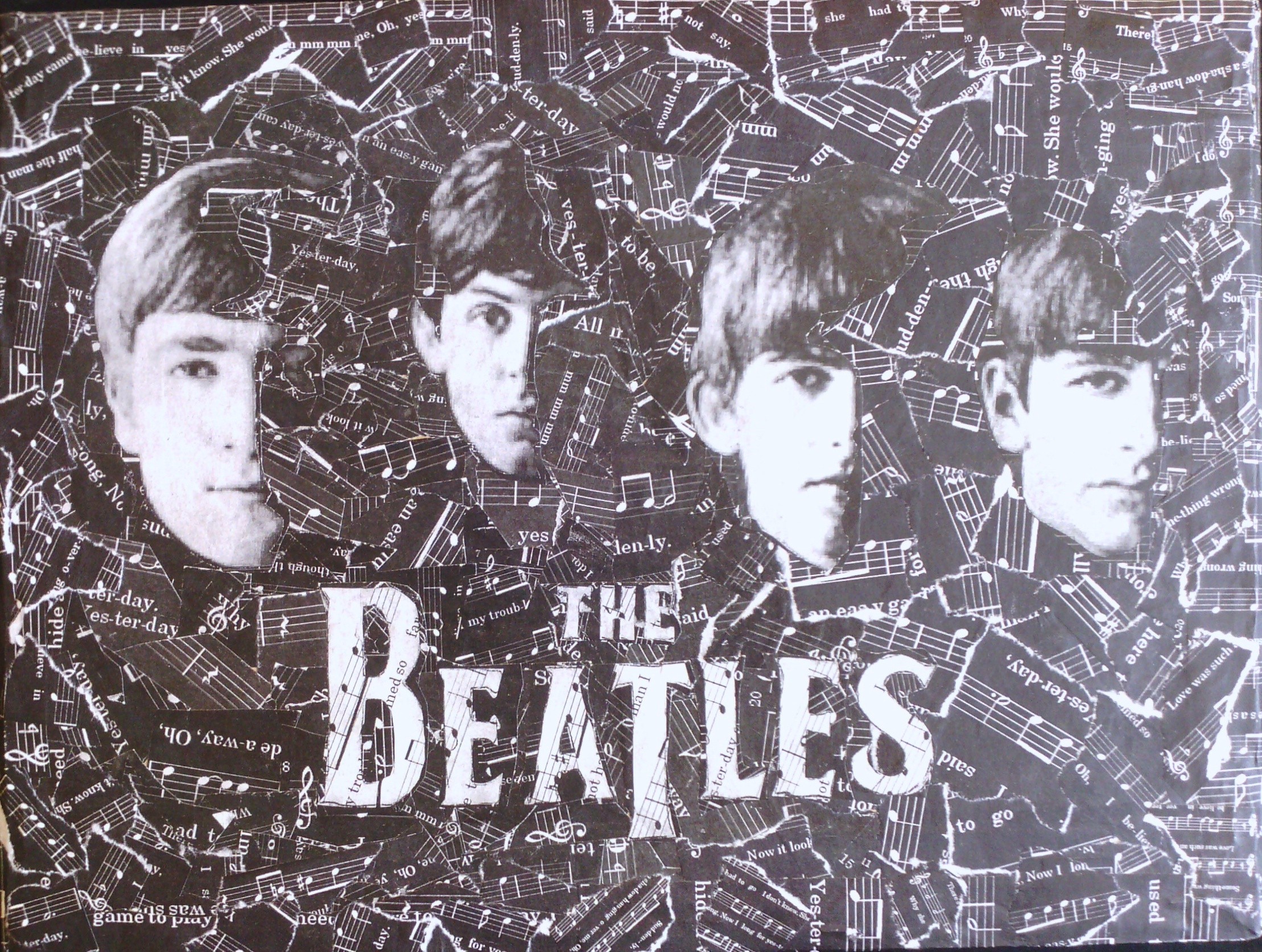The Beatles коллаж