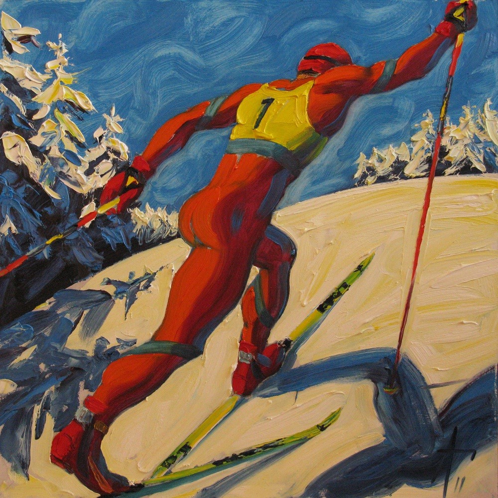 Дейнека лыжники картина