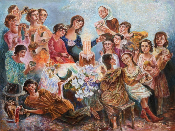 С днем рождения картины художников